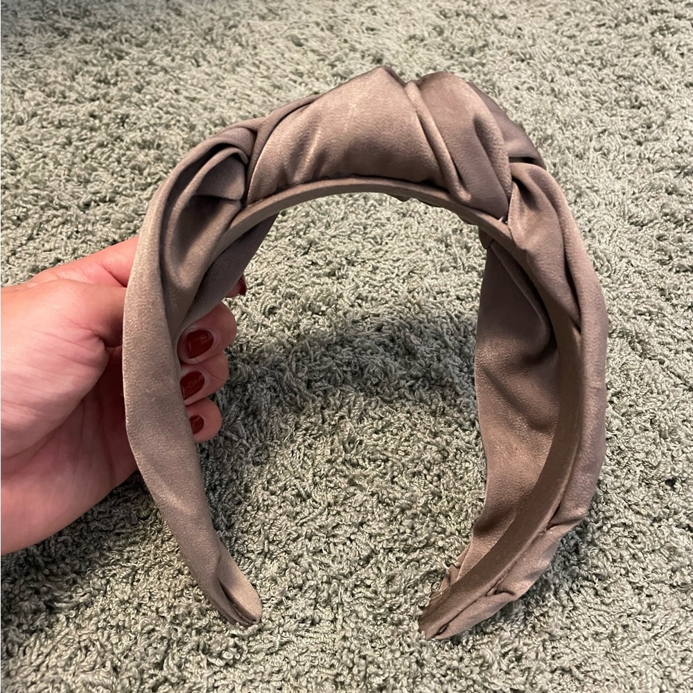 Satin knot headband